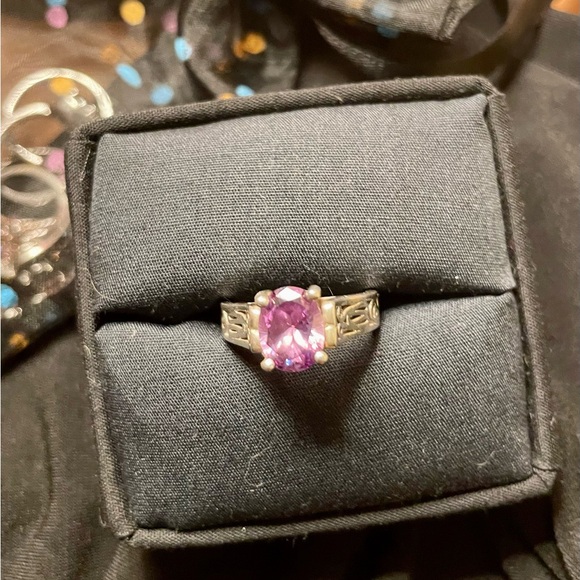 VTG Amethyst Sterling Silver 925 Ring 💜 - Picture 4 of 6